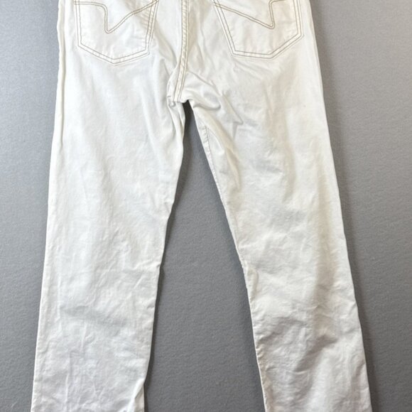 Vitamina Jeans Womens Size EU 44 White US 30 x 31 Straight Leg Denim Pants Italy - Picture 7 of 11